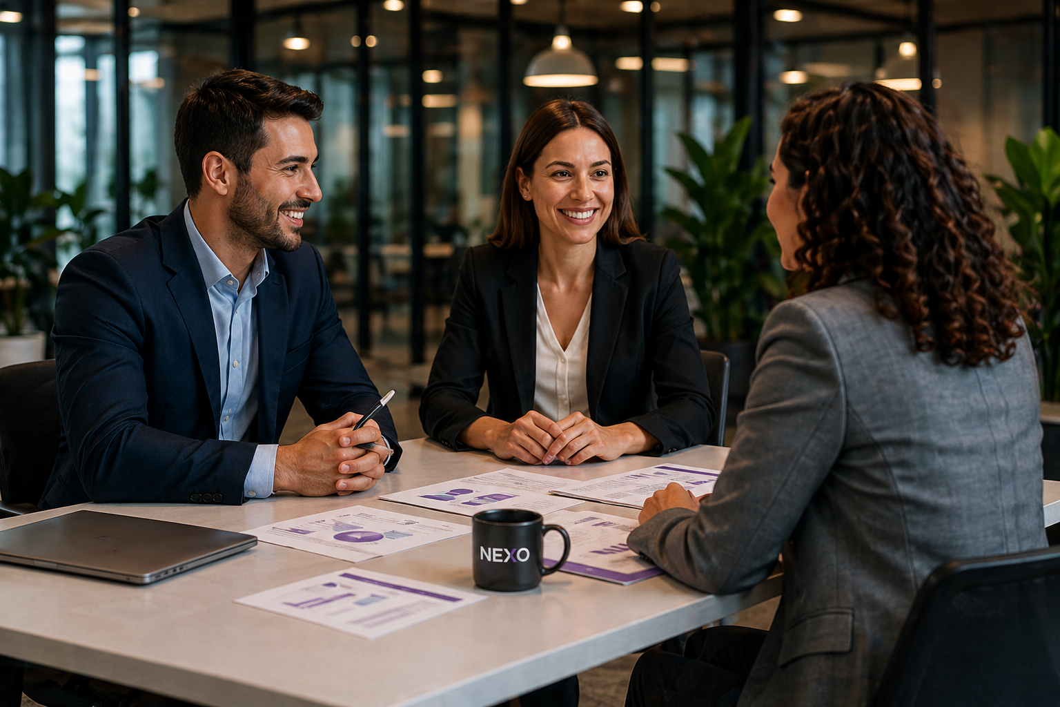 Equipo trabajando en sesión de metodología NEXO